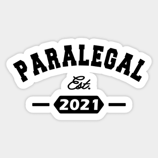 Paralegal Est. 2021 Sticker